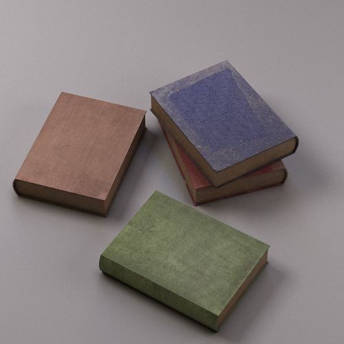 Old books 3D model