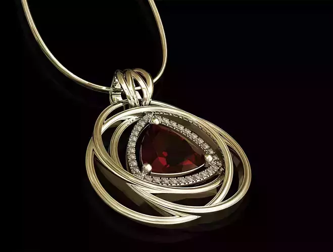 entangled celtic pendant