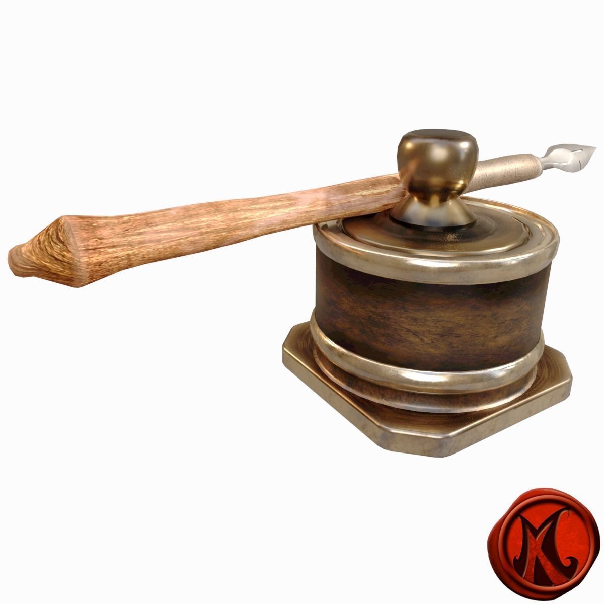 Pen and Ink A Low-poly 3D model_2