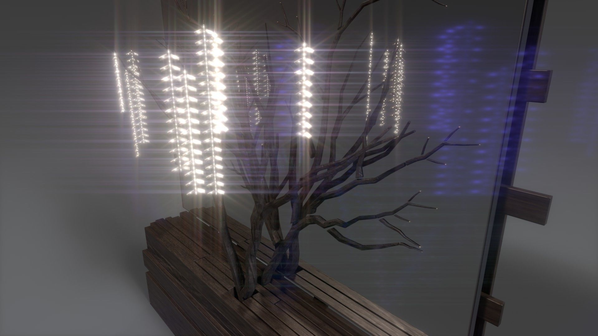 Mirror Decor Lamp Details Free 3D model_6