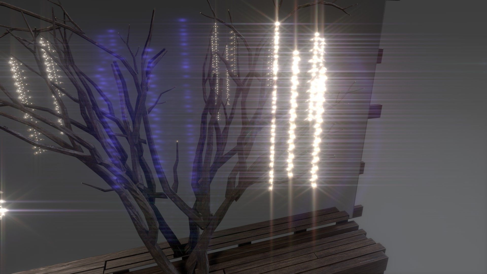 Mirror Decor Lamp Details Free 3D model_4