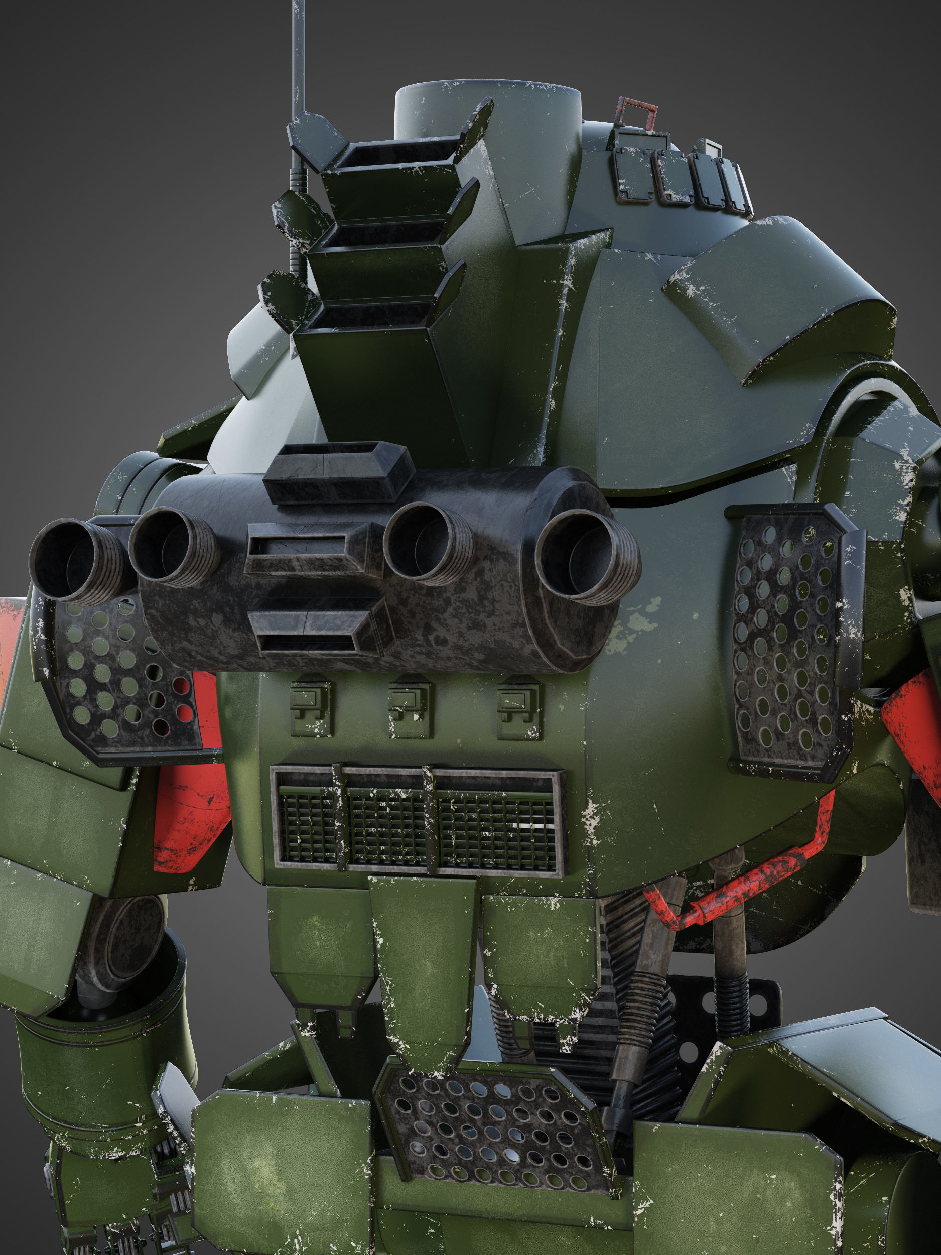 Titanfall Atlas RIGGED 3D model_15