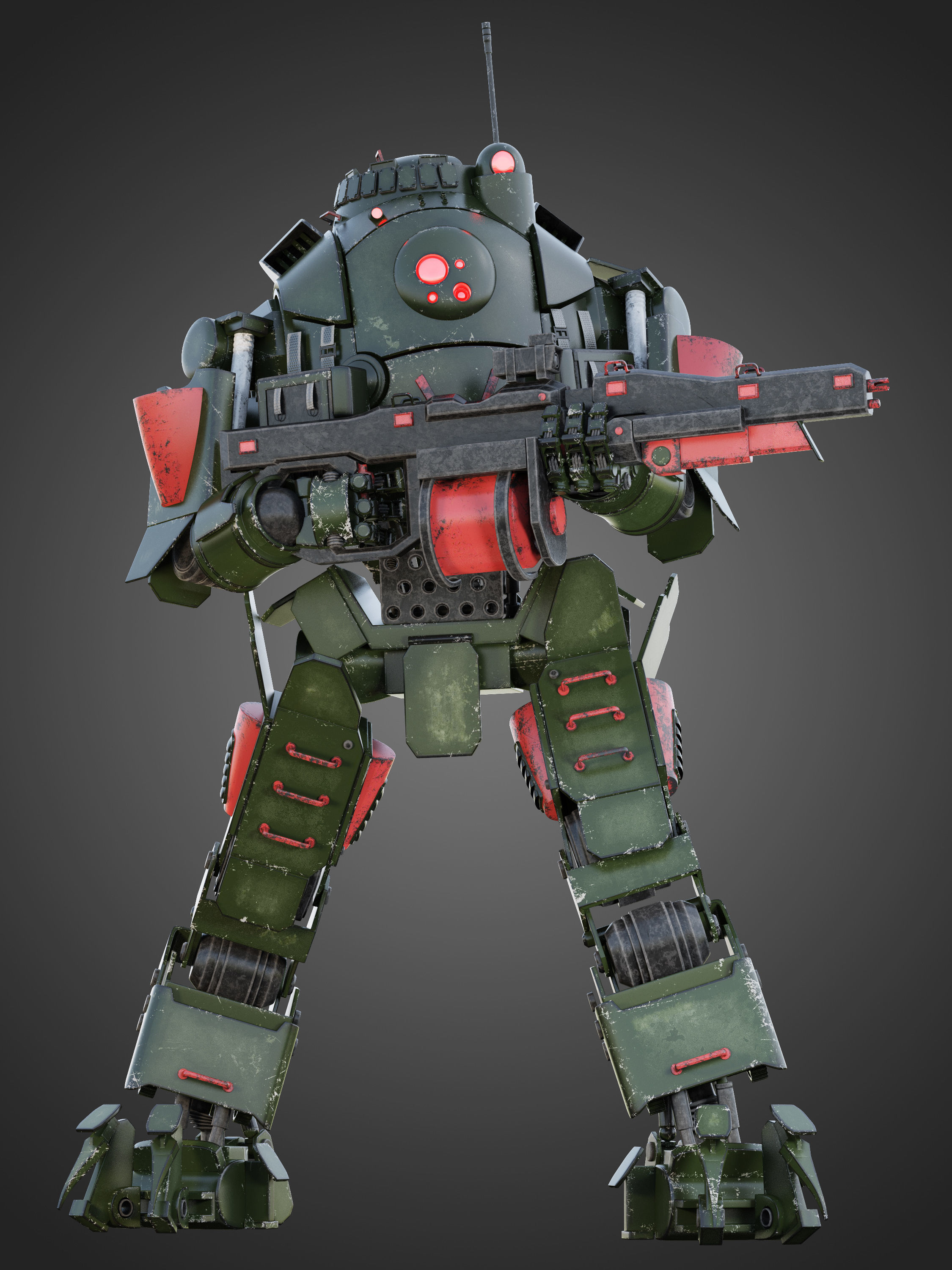 Titanfall Atlas RIGGED 3D model_6