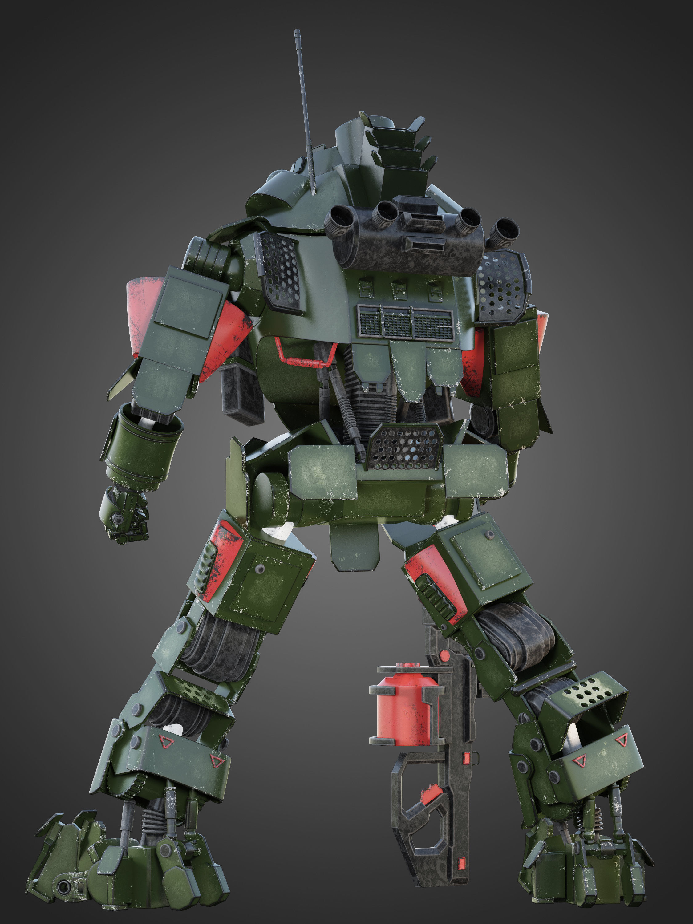Titanfall Atlas RIGGED 3D model_2