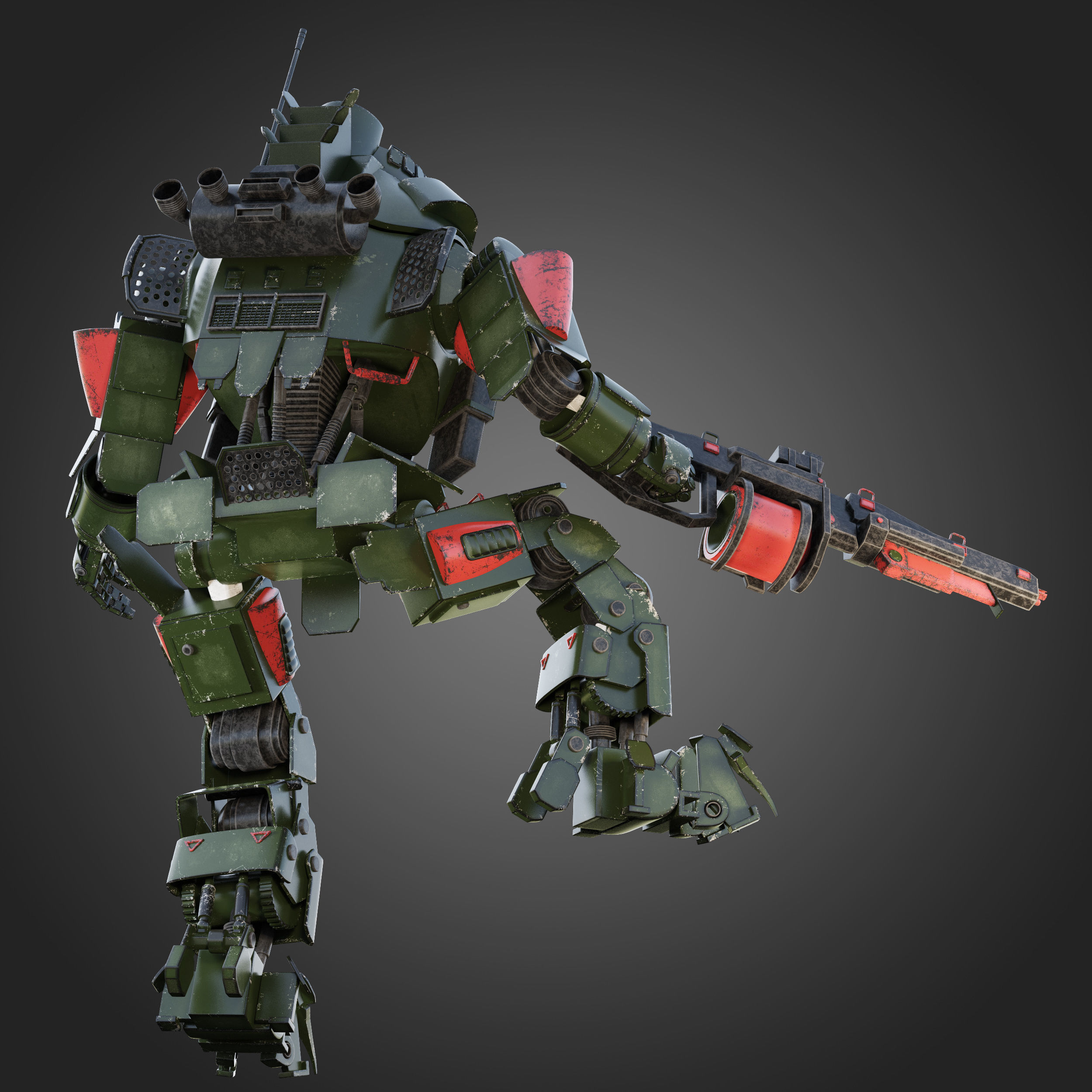 Titanfall Atlas RIGGED 3D model_4