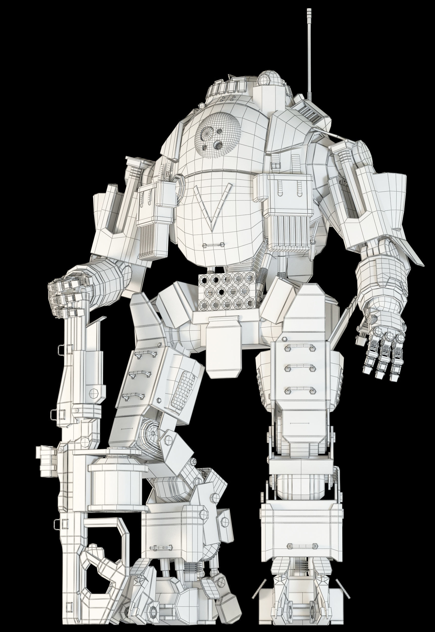 Titanfall Atlas RIGGED 3D model_24