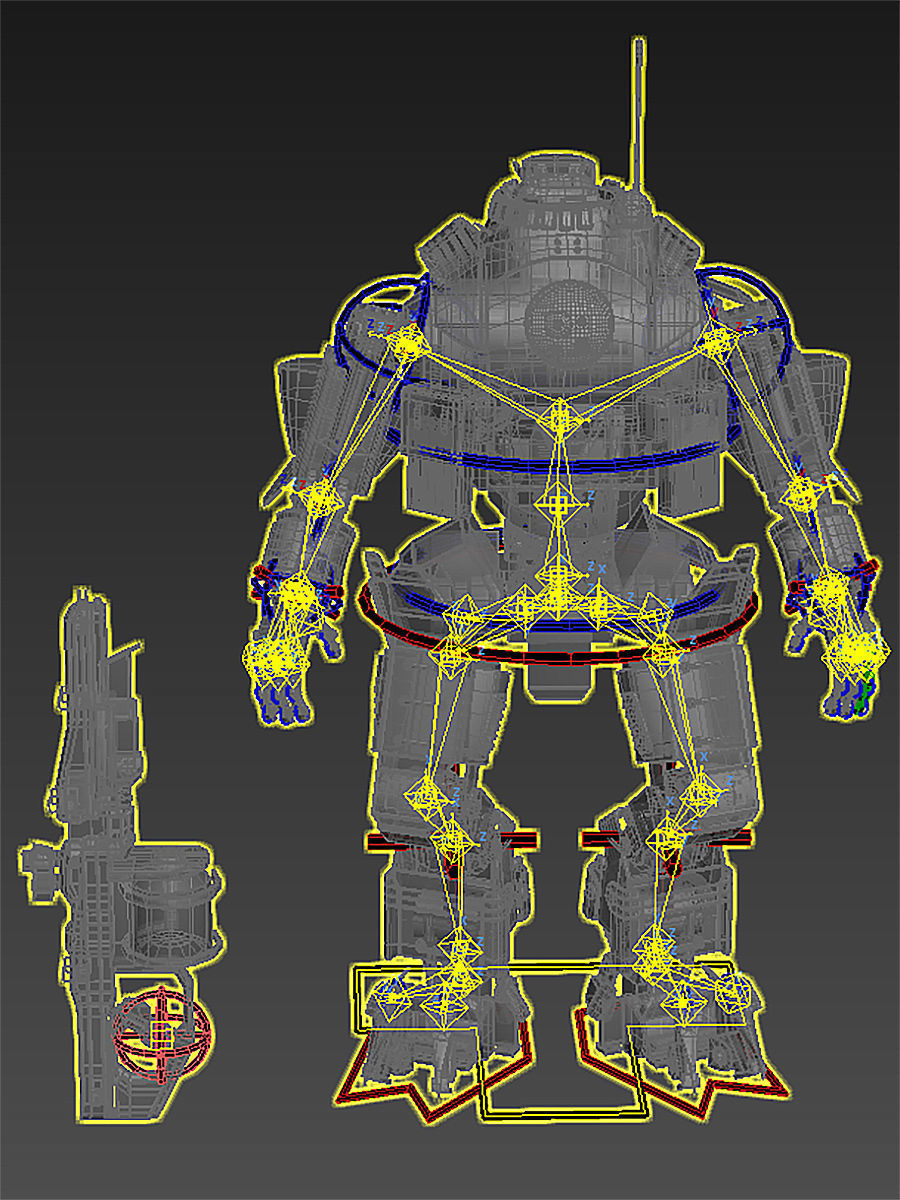 Titanfall Atlas RIGGED 3D model_10