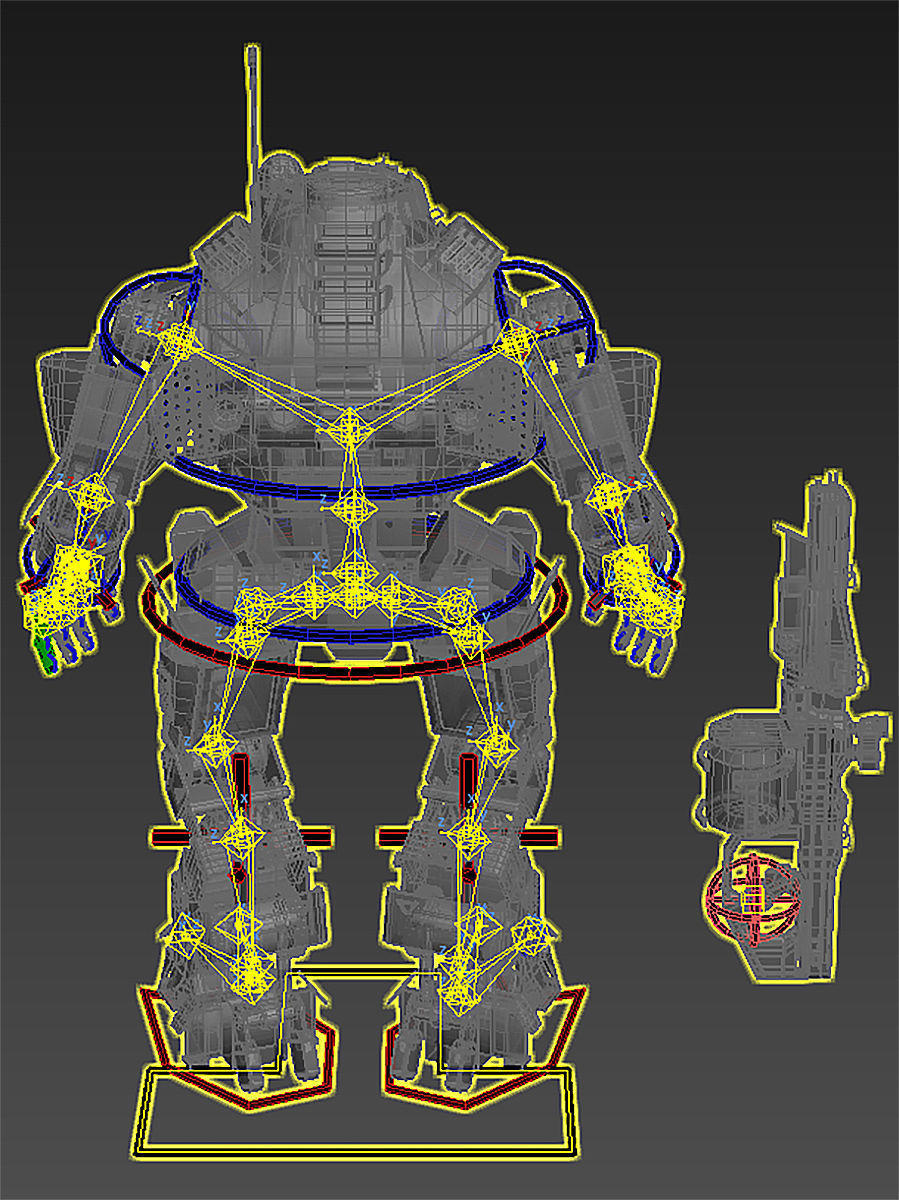 Titanfall Atlas RIGGED 3D model_11