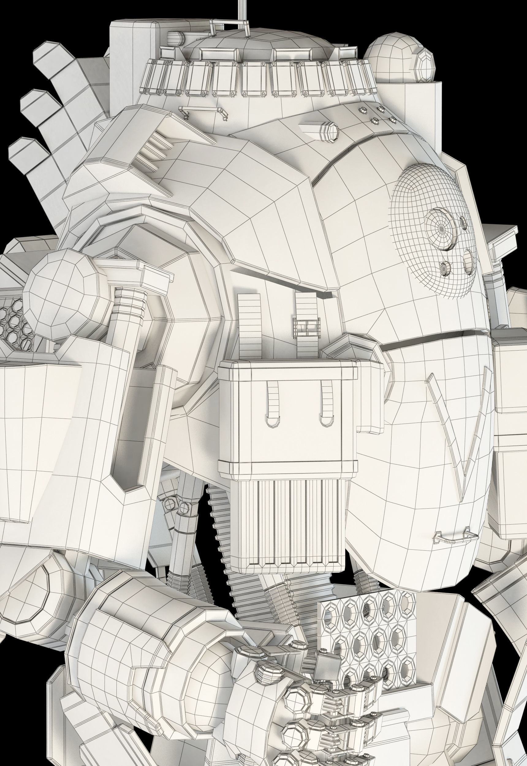 Titanfall Atlas RIGGED 3D model_29