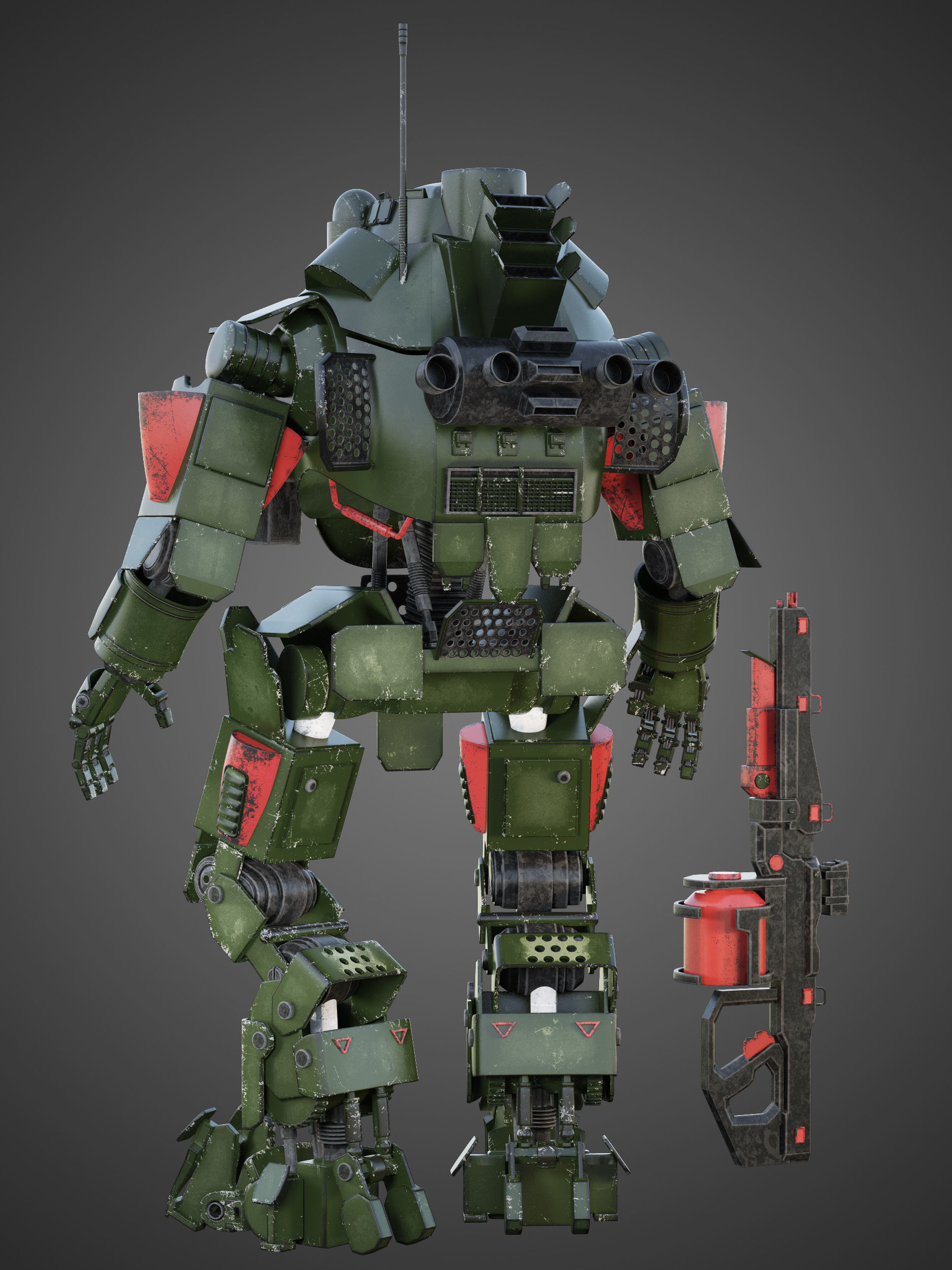 Titanfall Atlas RIGGED 3D model_13