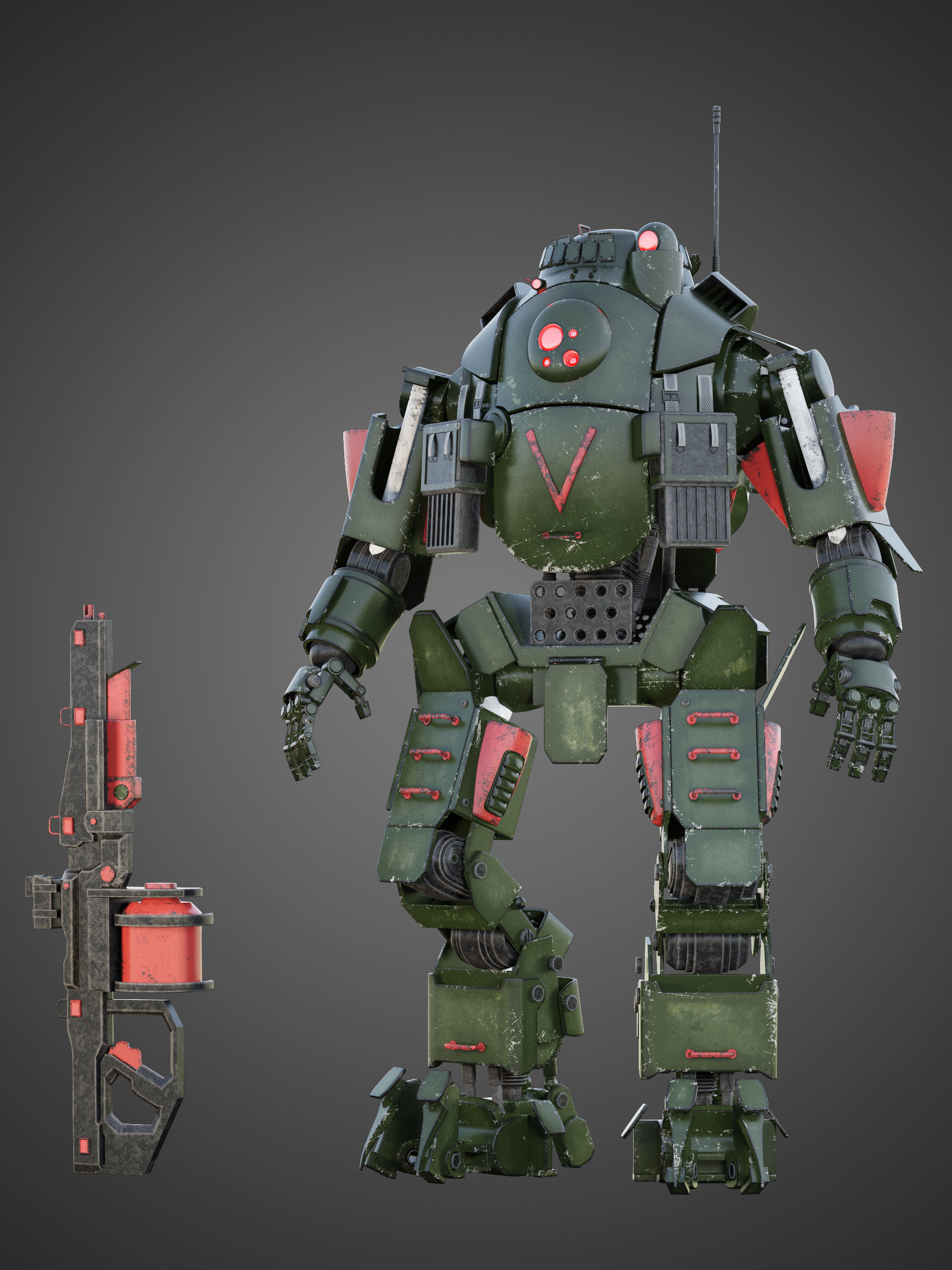 Titanfall Atlas RIGGED 3D model_12