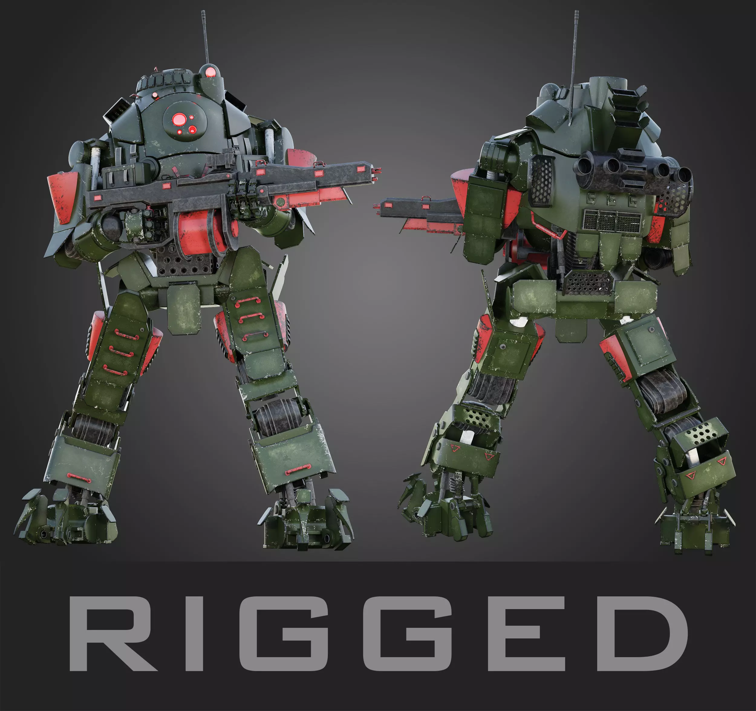 Titanfall Atlas RIGGED 3D model_0