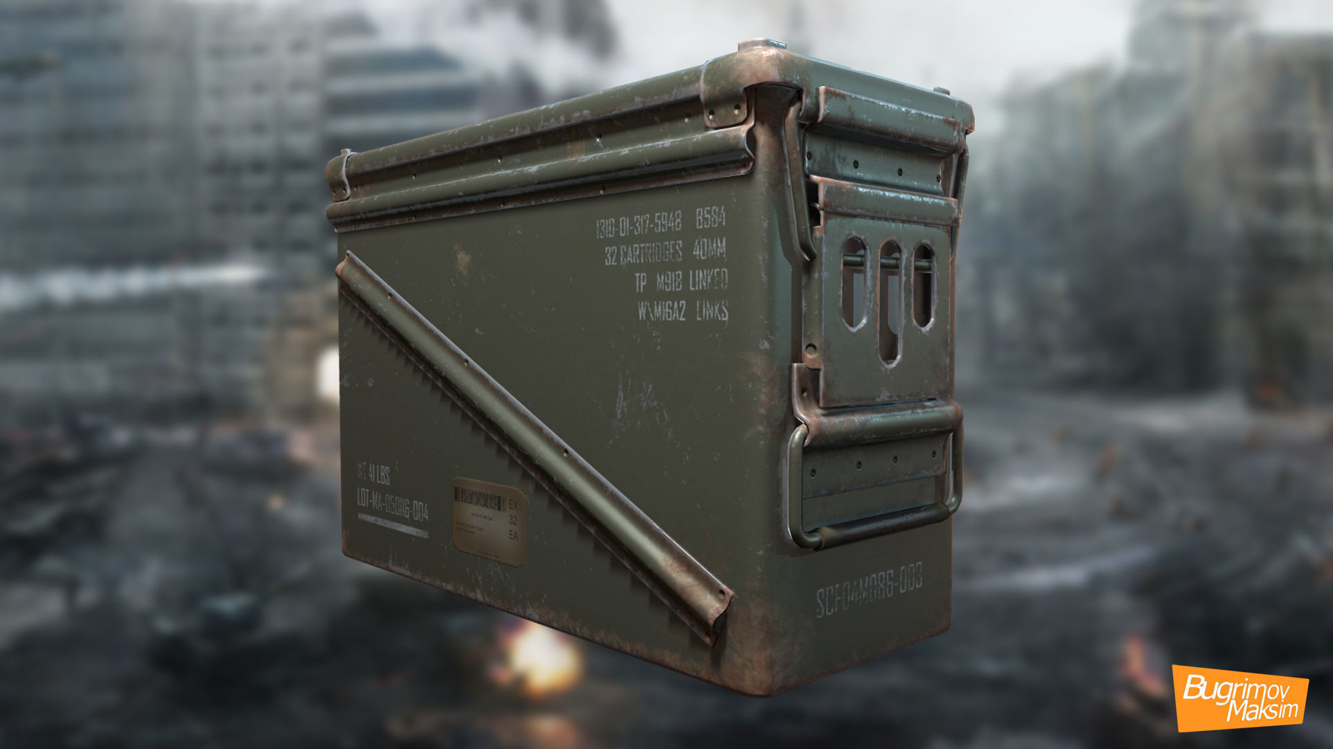 PBR Military Pack Low-poly 3D model_19