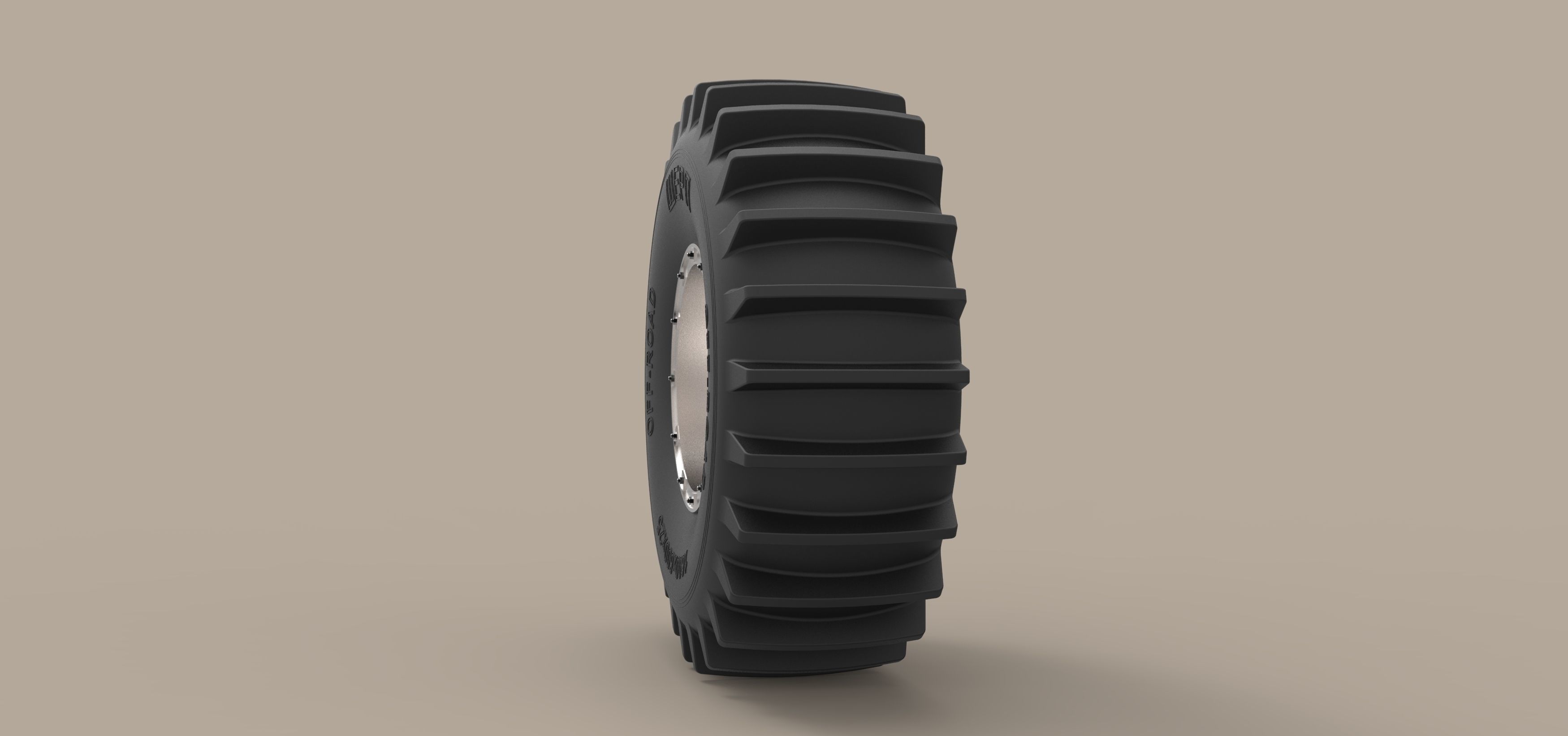 Wheel of SHERP 3D model_2