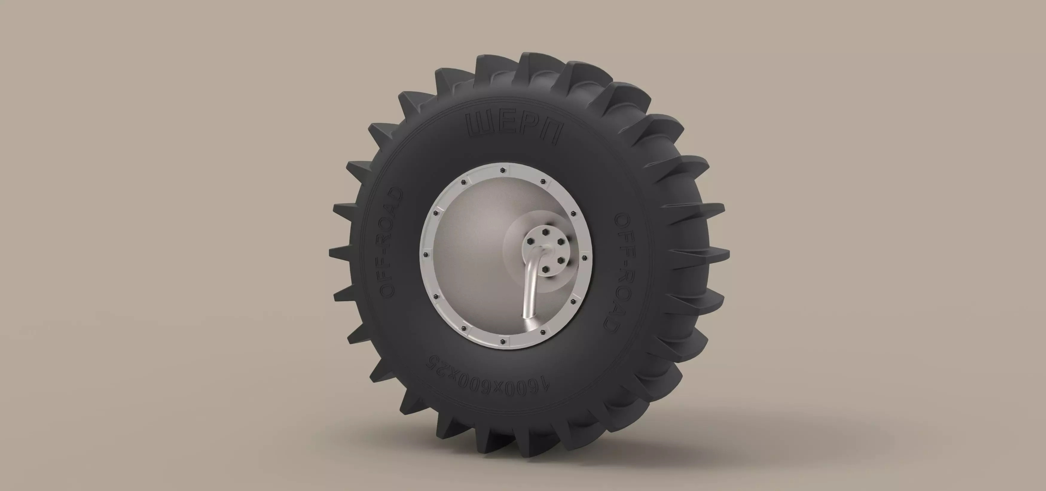 Wheel of SHERP 3D model_0