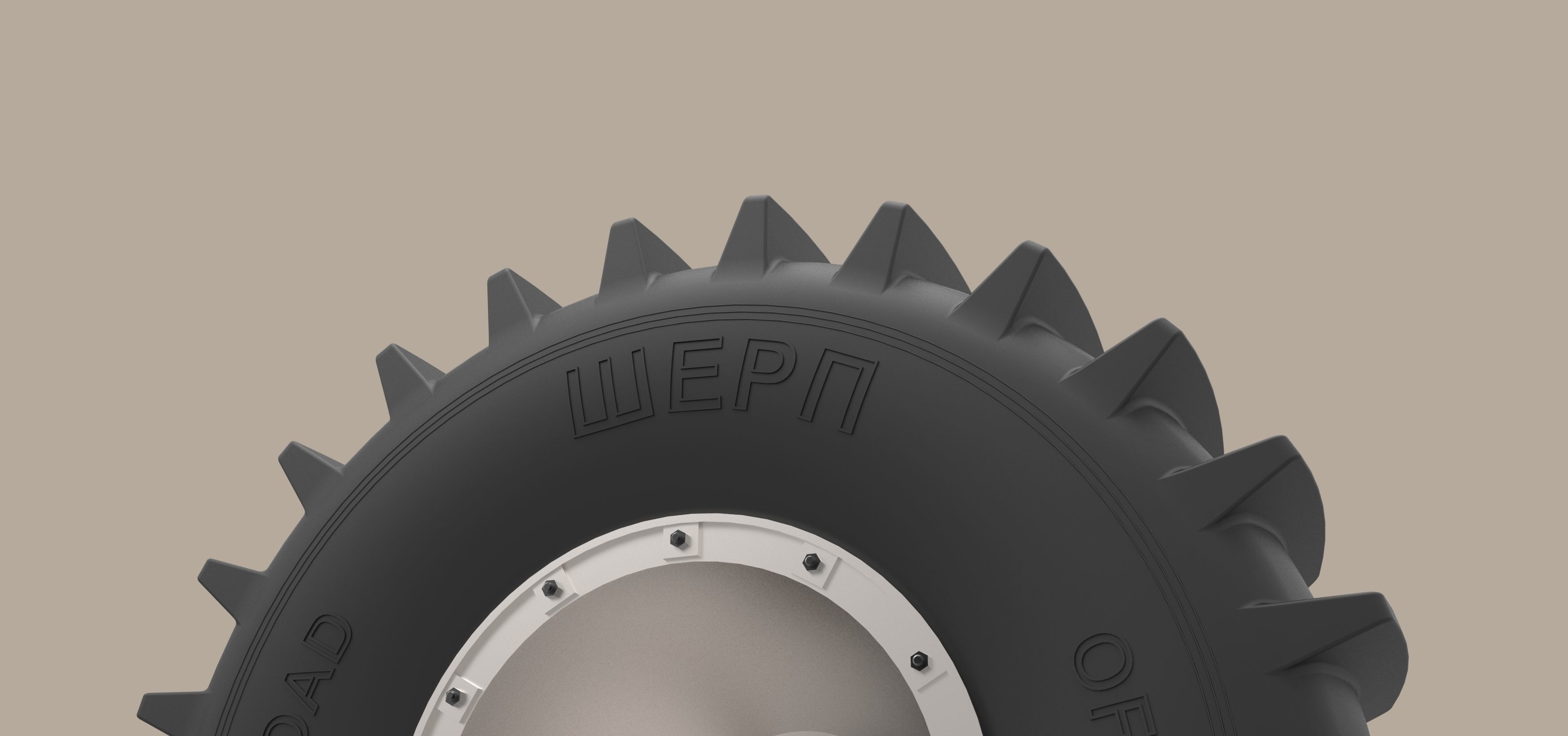 Wheel of SHERP 3D model_6