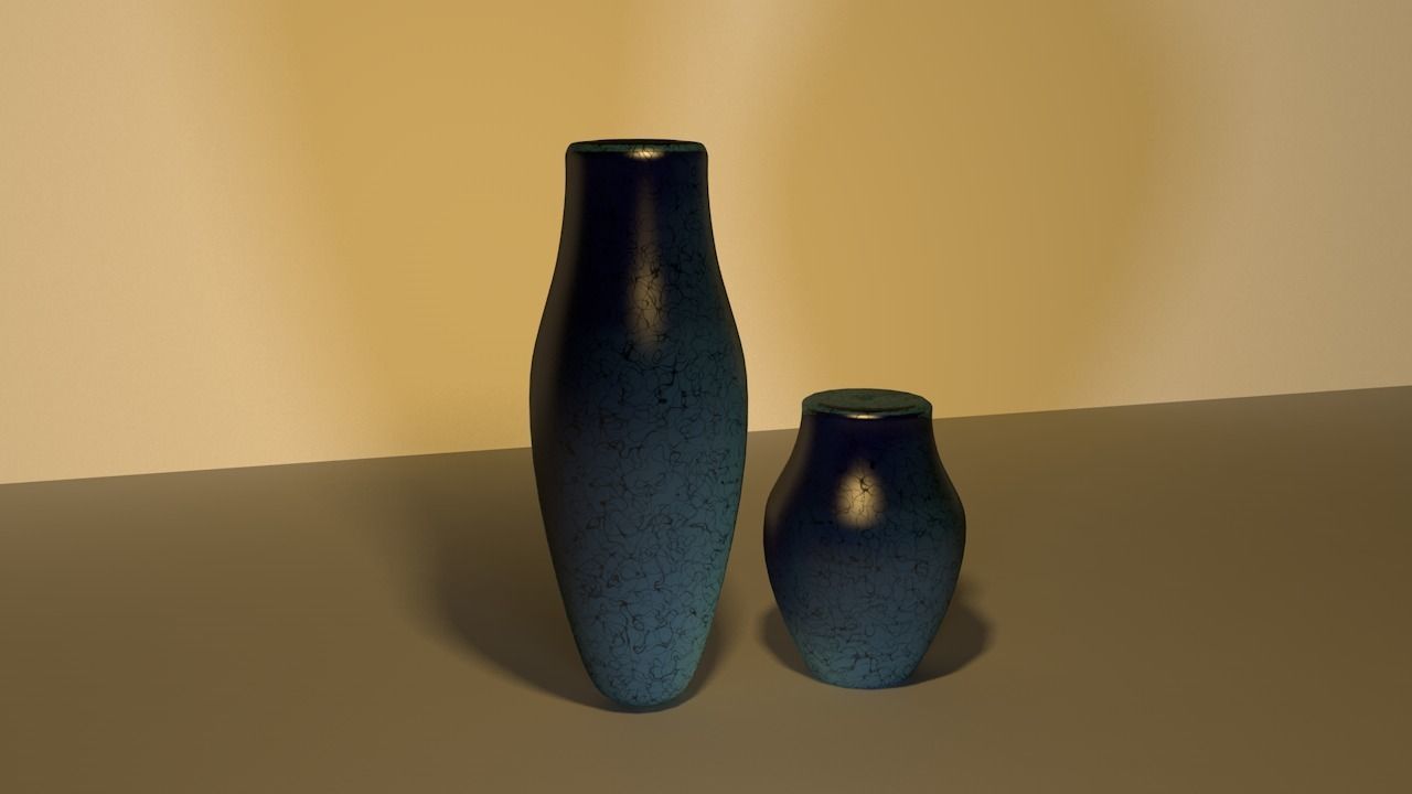3D modern vase Free 3D model_2