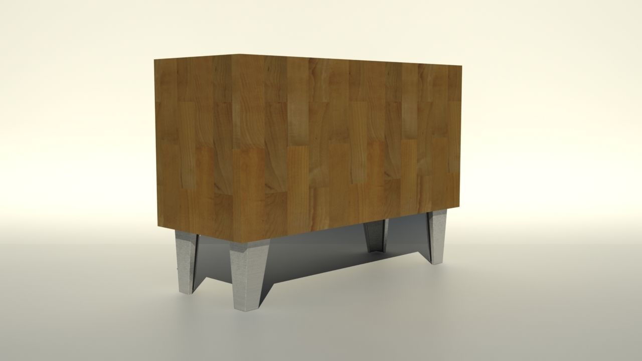 Living Room Cupboard 3D model_8