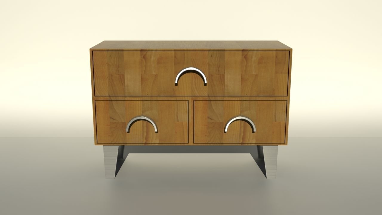 Living Room Cupboard 3D model_7