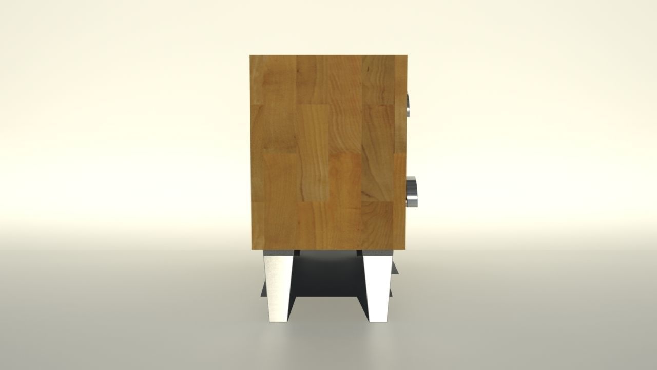 Living Room Cupboard 3D model_6