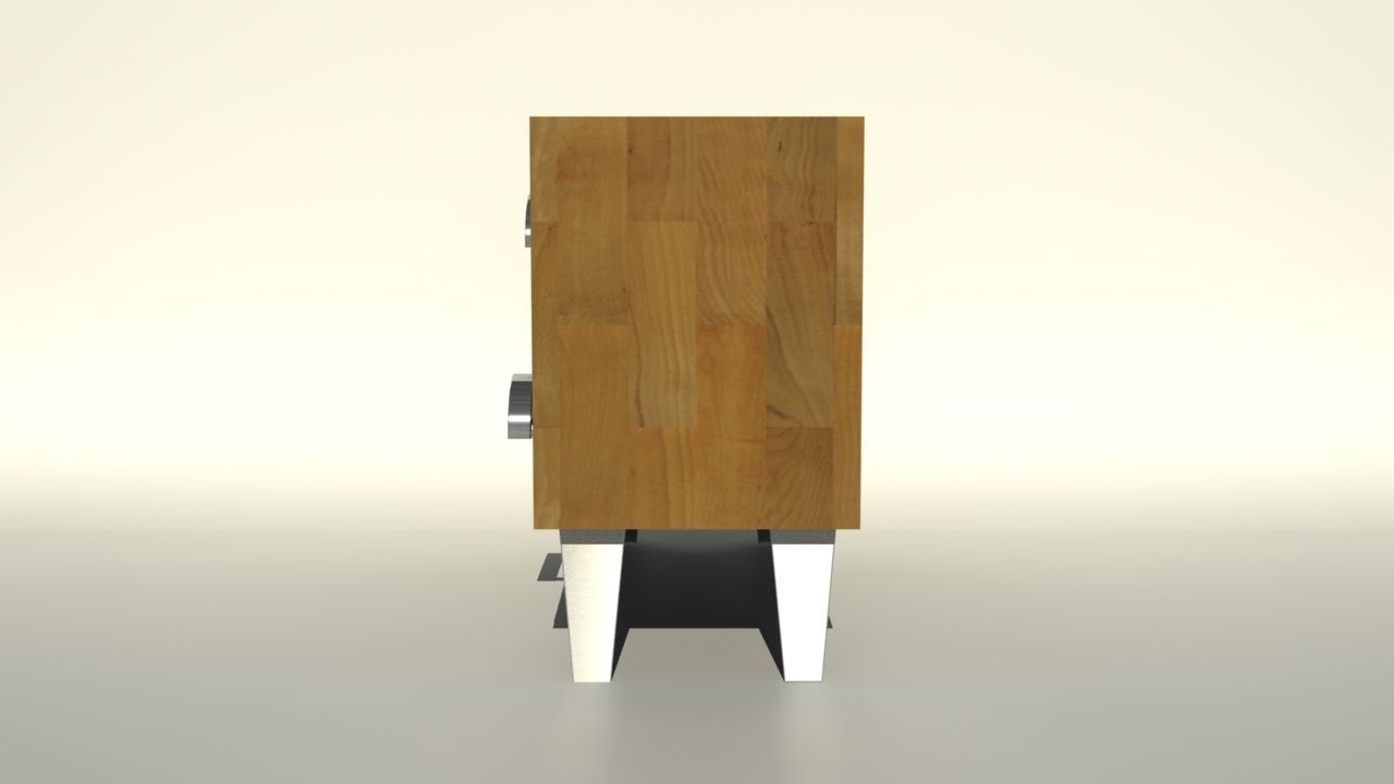 Living Room Cupboard 3D model_10