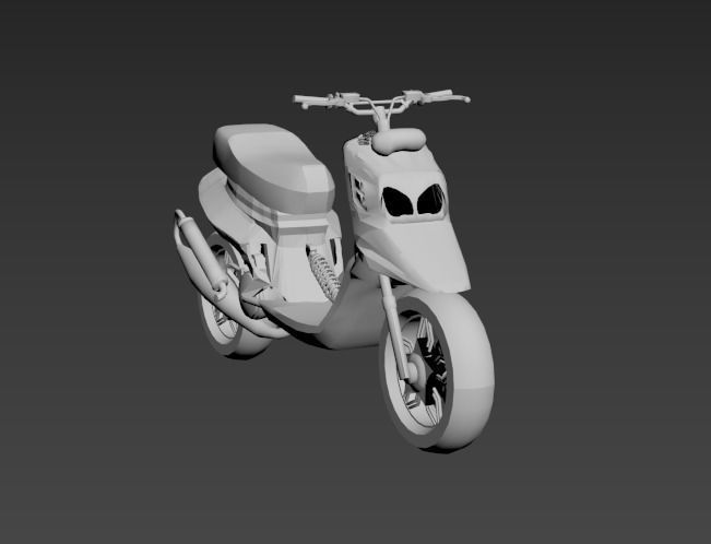 mbk booster spirit rx SPITRO 3D print model_1