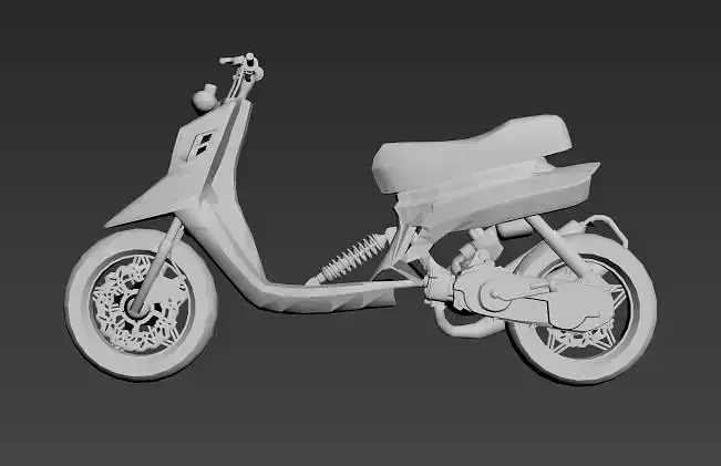 mbk booster spirit rx SPITRO 3D print model