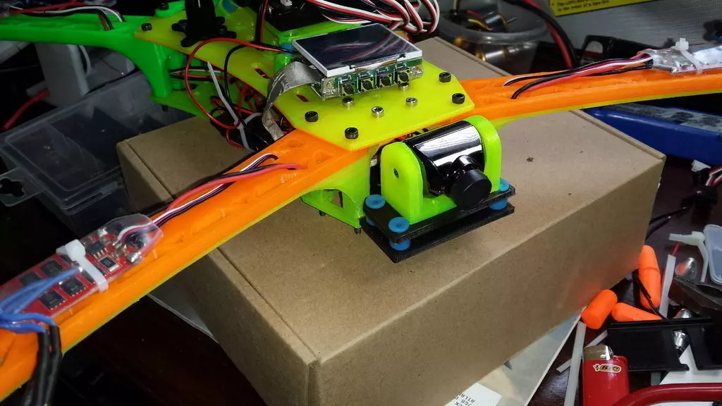 Anti-Vibration Dampening for Foxtech Horyzon HD v3 camera or ... Free 3D print model_0