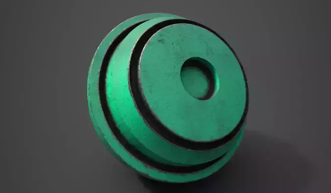 Painted Metal Substance Painter Smart Material