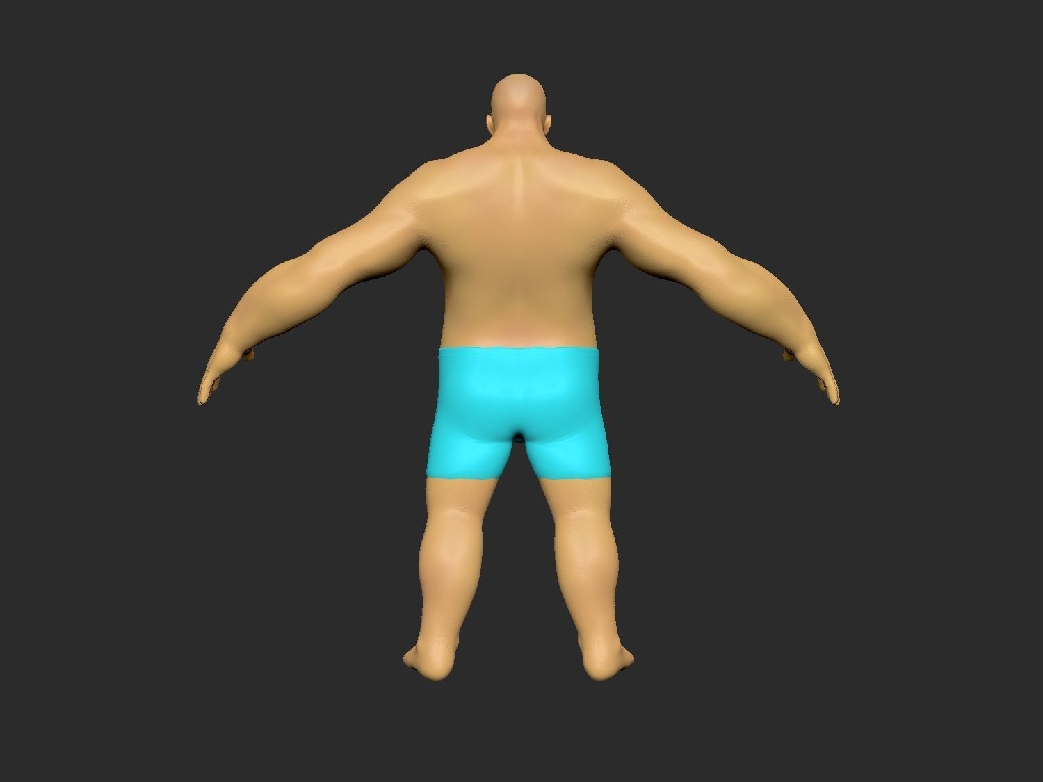 Male character 3D model_2