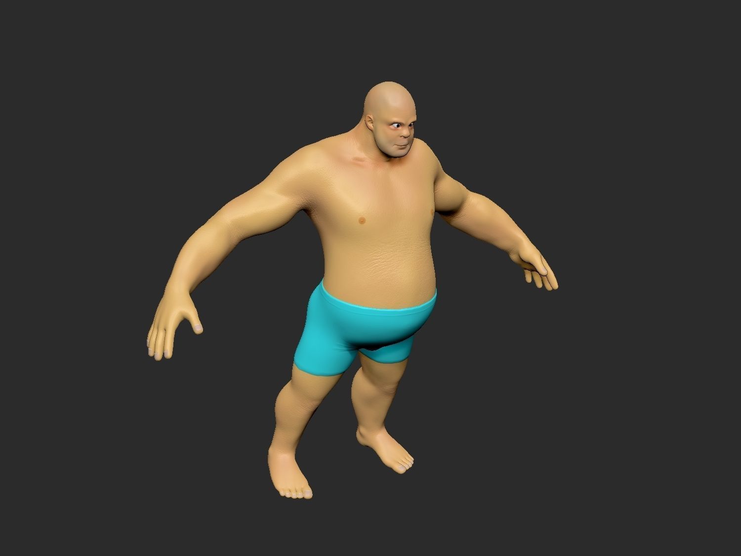 Male character 3D model_4