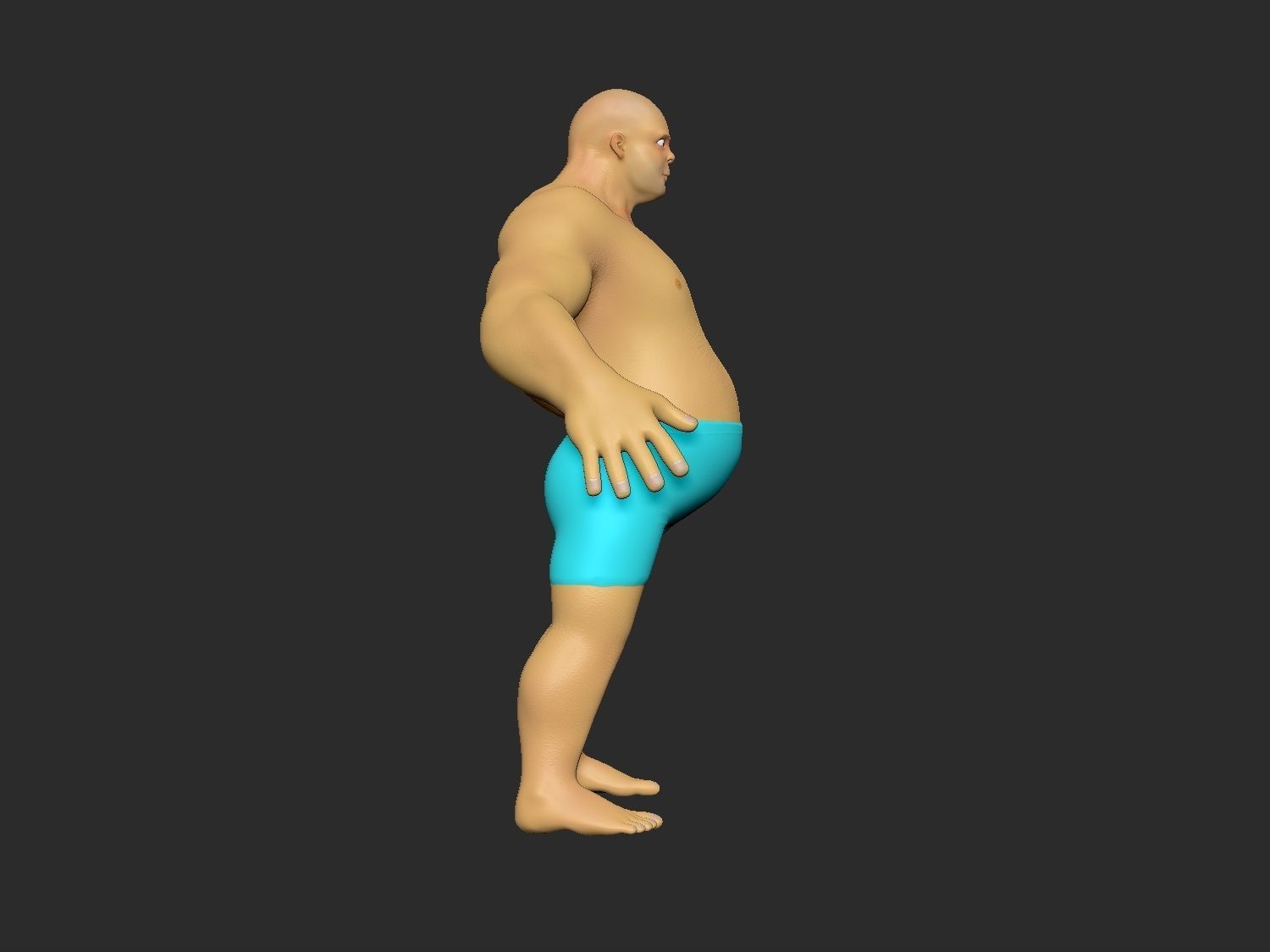 Male character 3D model_1