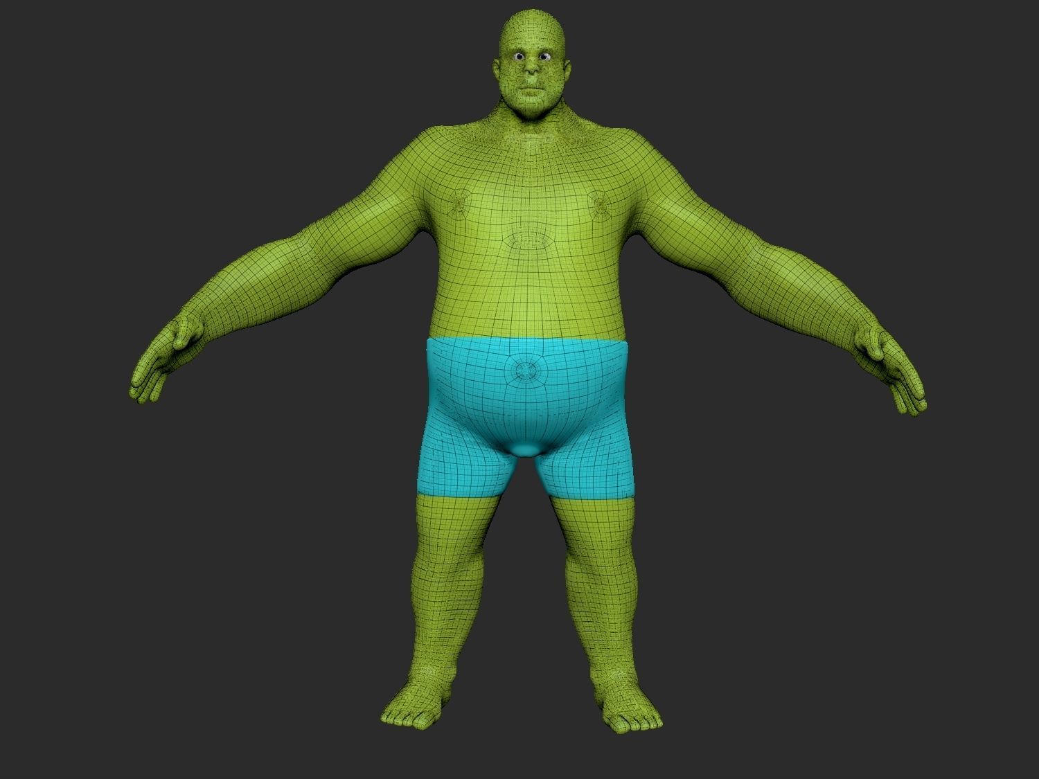 Male character 3D model_7
