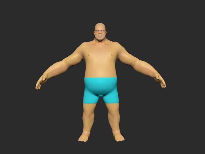 Male character 3D model