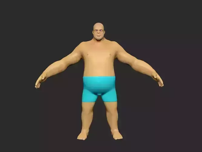 Male character 3D model