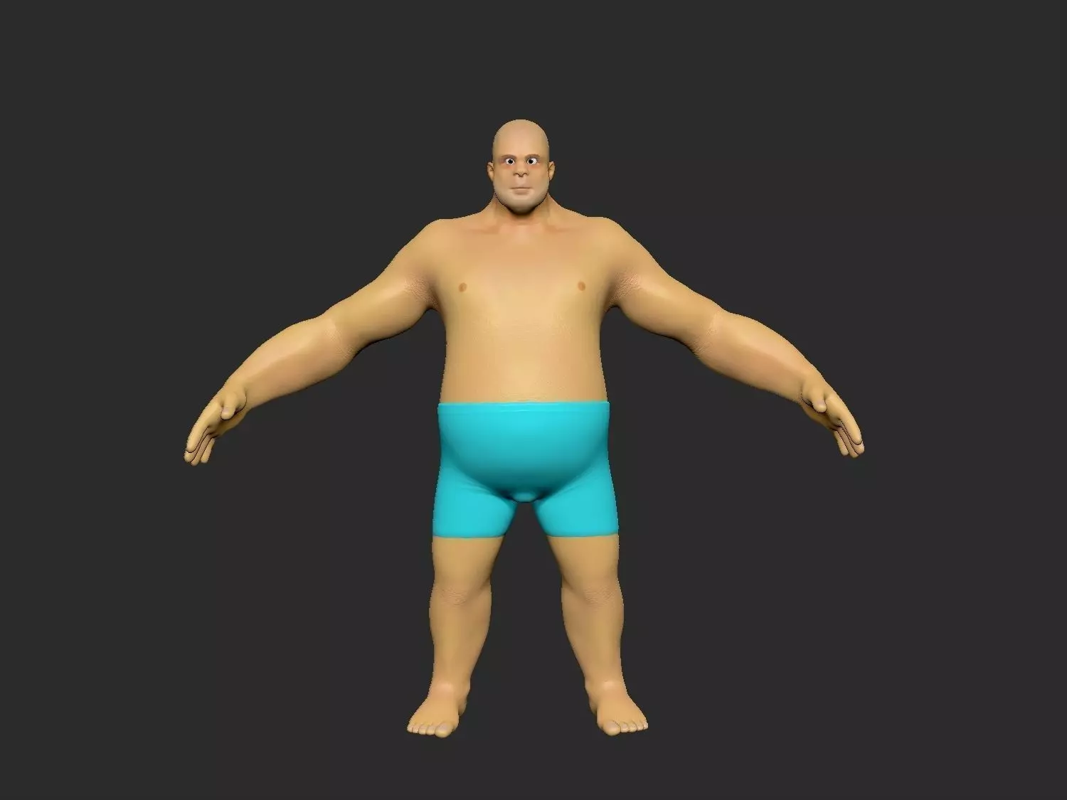 Male character 3D model_0