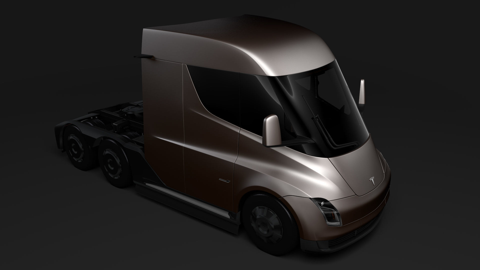 Tesla Semi 3axis LR 2018 3D model_4