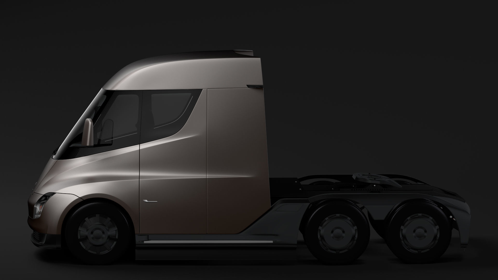 Tesla Semi 3axis LR 2018 3D model_2