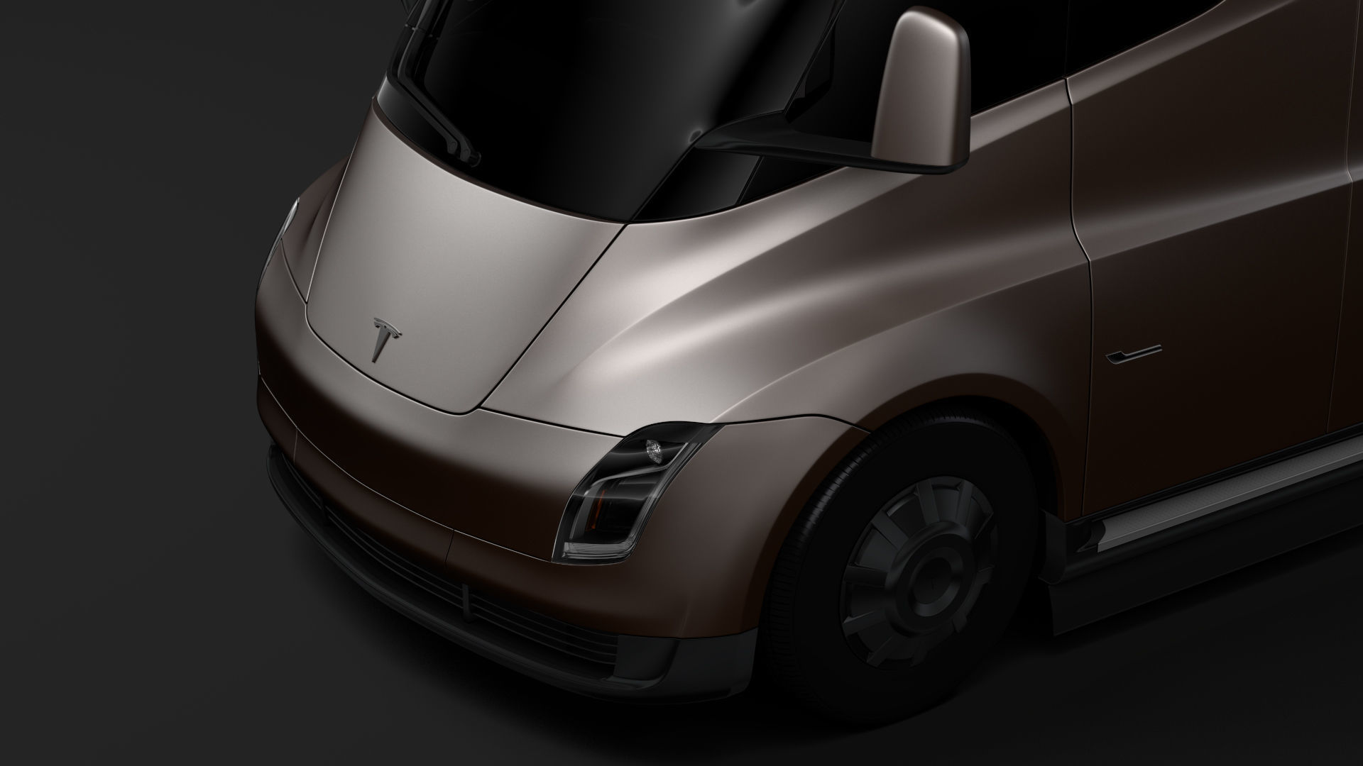 Tesla Semi 3axis LR 2018 3D model_9