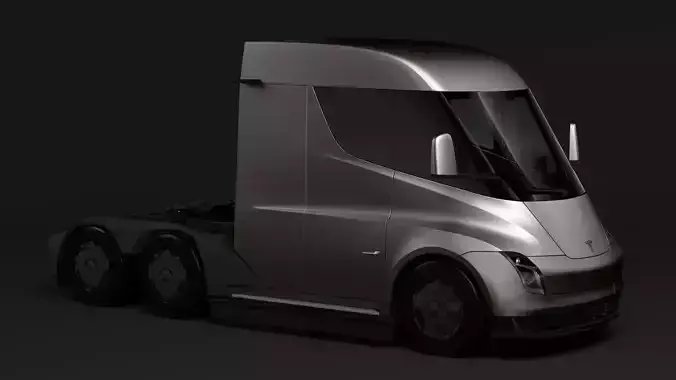 Tesla Semi 3axis LR 2018 3D model