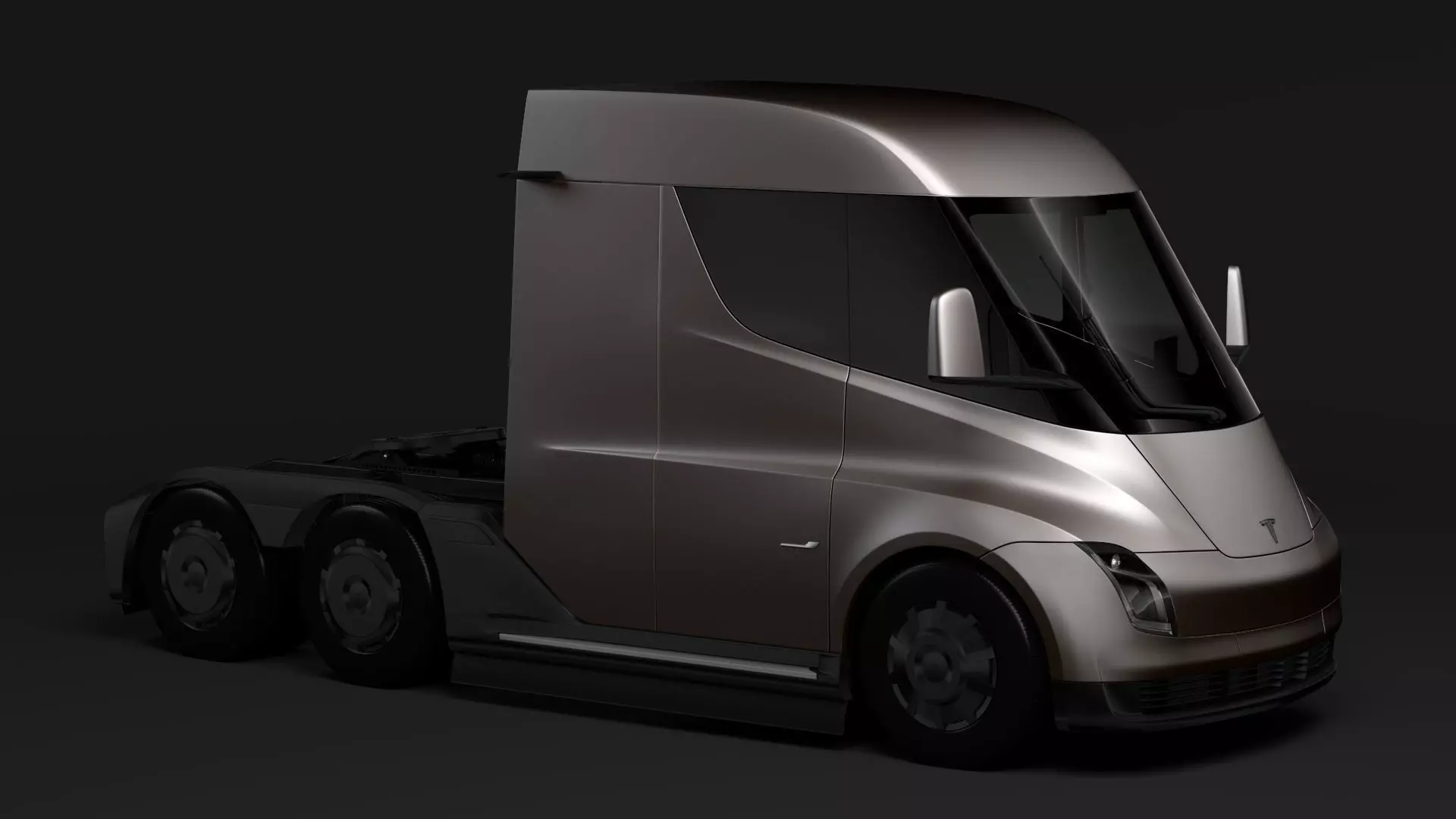 Tesla Semi 3axis LR 2018 3D model_0