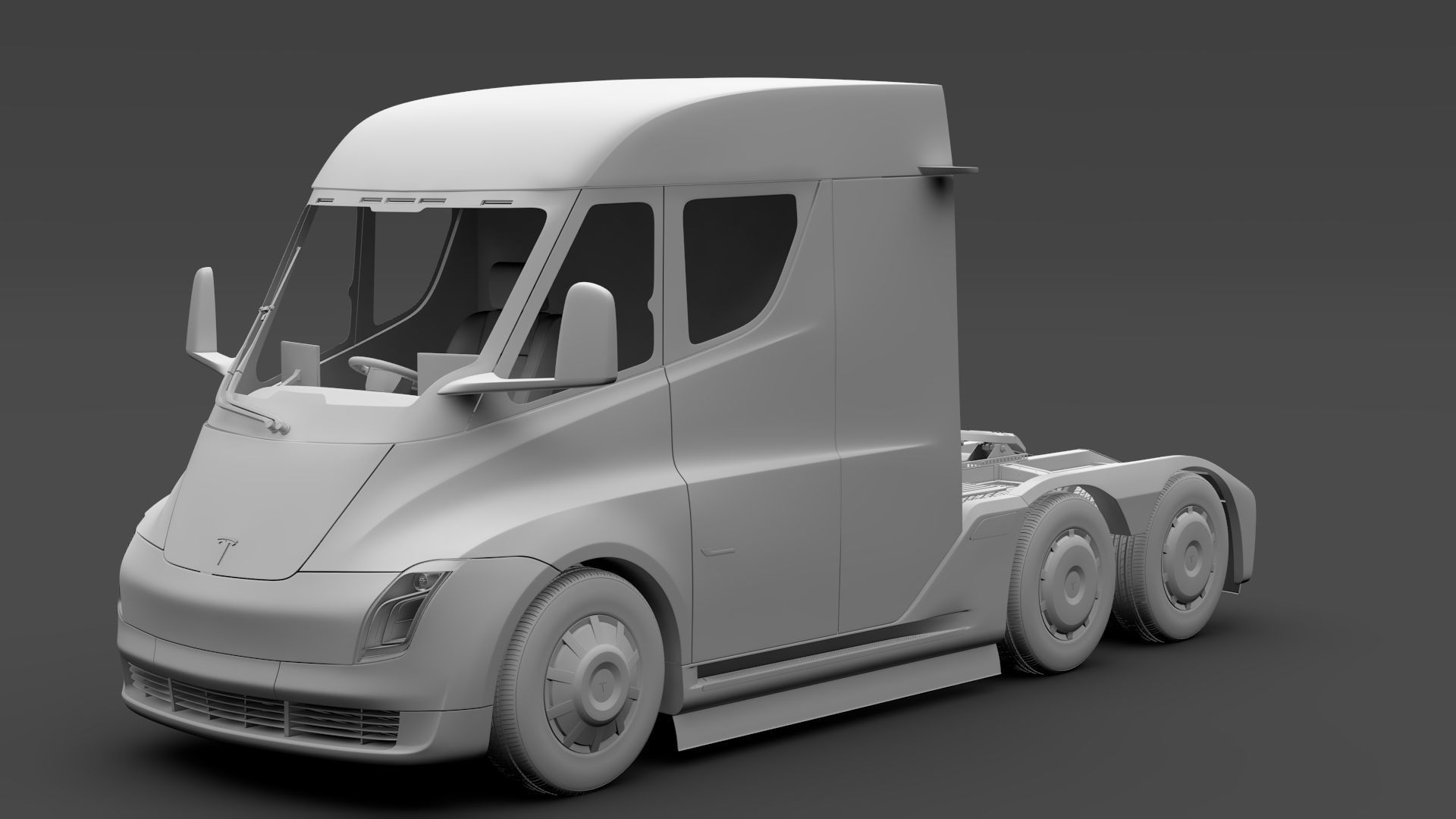Tesla Semi 3axis LR 2018 3D model_13