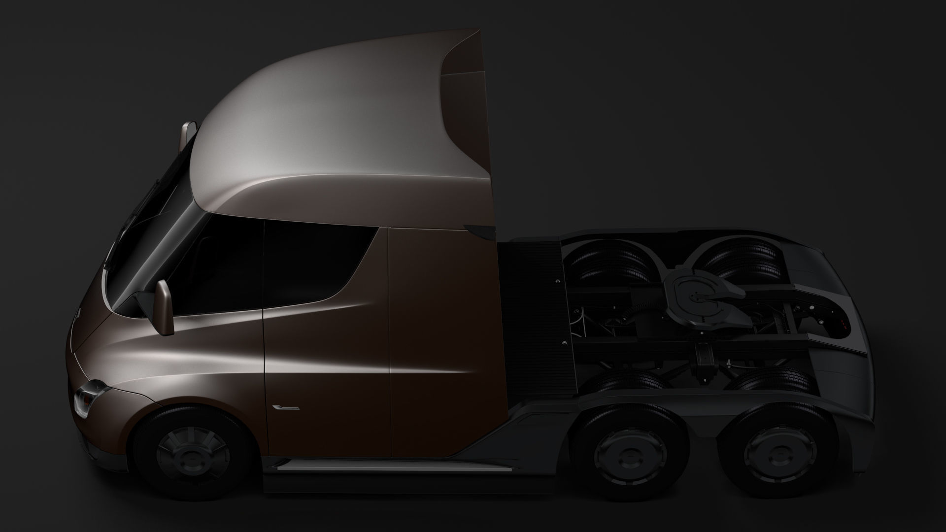 Tesla Semi 3axis LR 2018 3D model_6