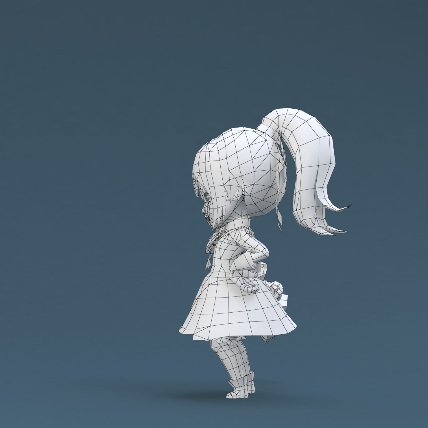 Gameready-Cena legend of zelda Low-poly 3D model_9