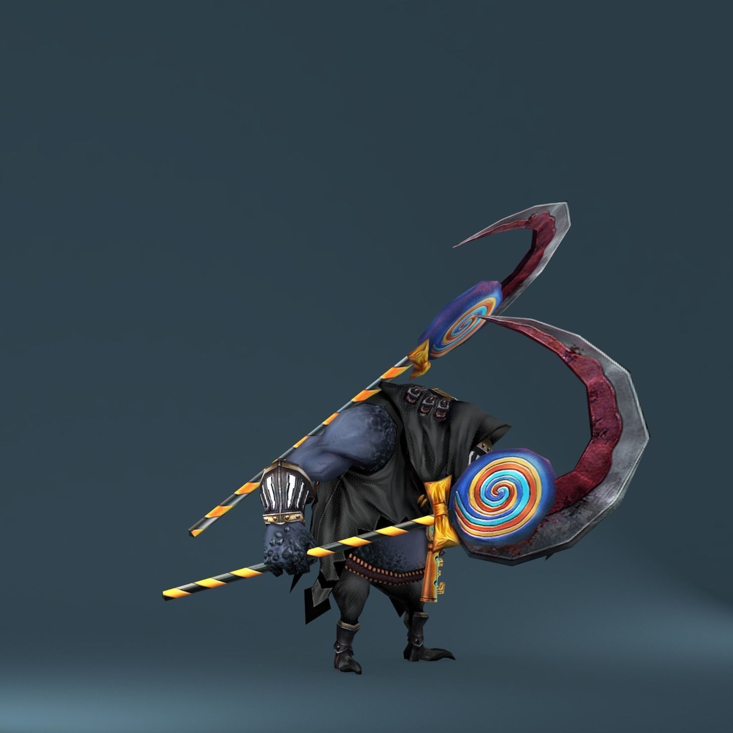 Gobling Ripper Low-poly 3D model_2