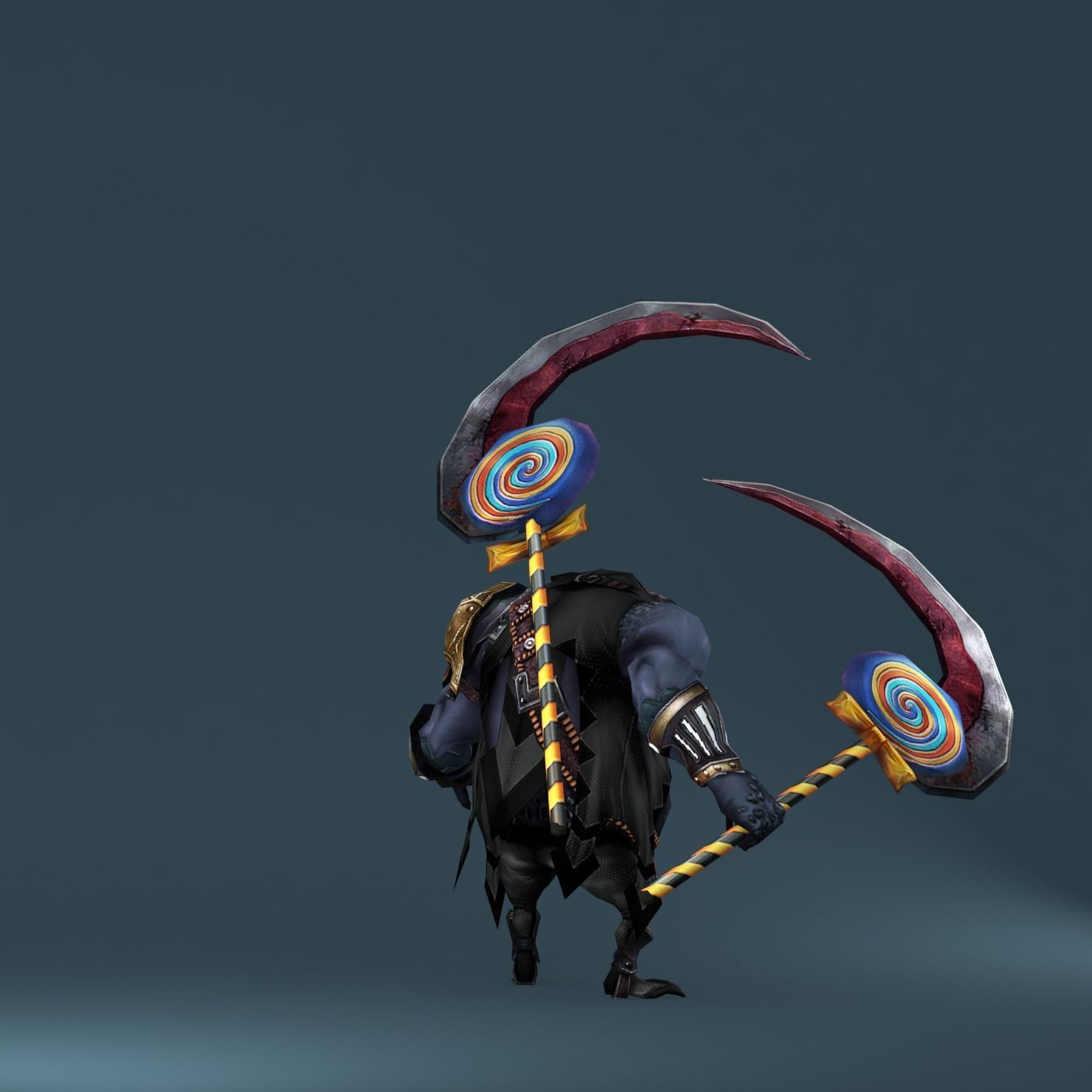 Gobling Ripper Low-poly 3D model_5