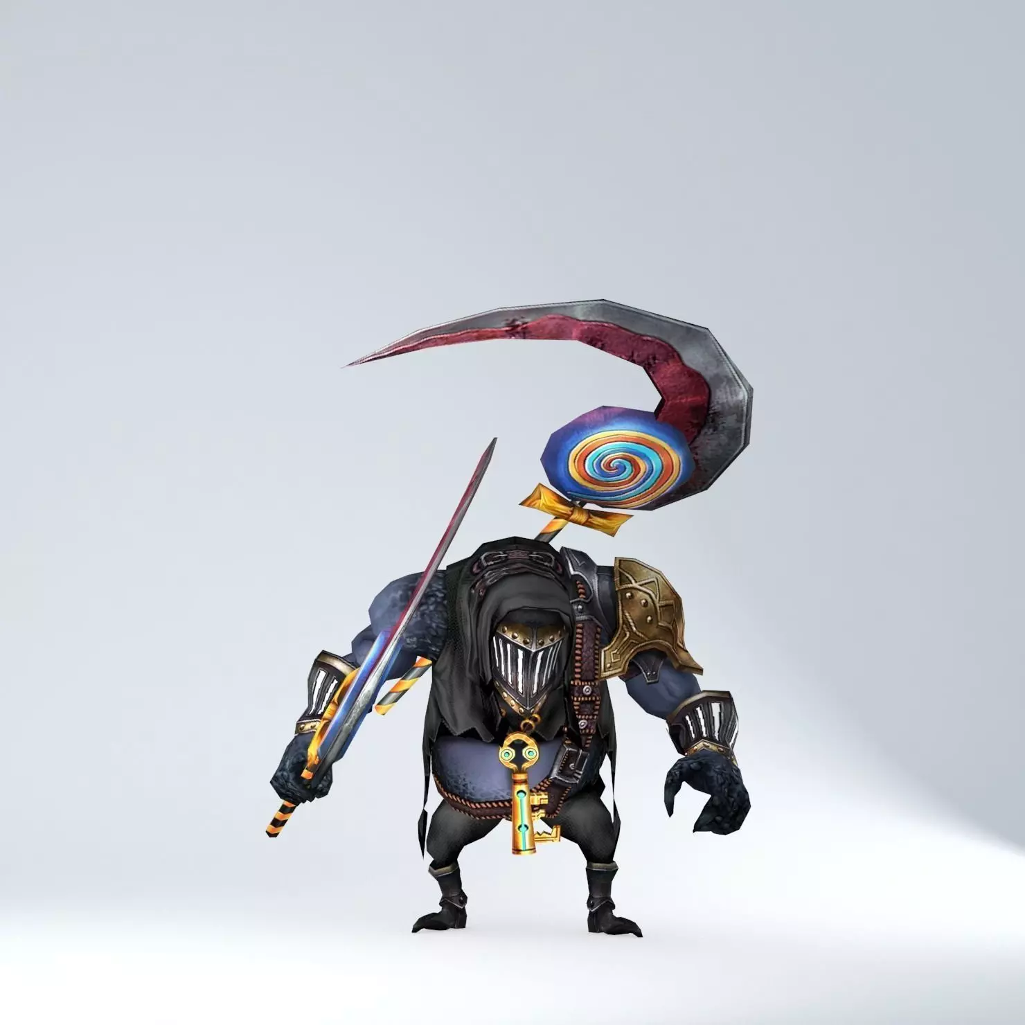 Gobling Ripper Low-poly 3D model_0