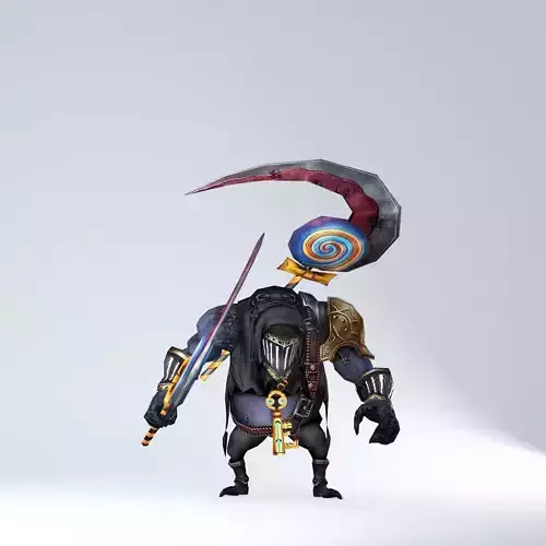 Gobling Ripper Low-poly 3D model