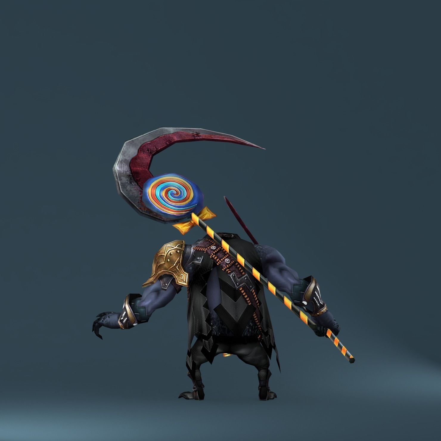 Gobling Ripper Low-poly 3D model_4