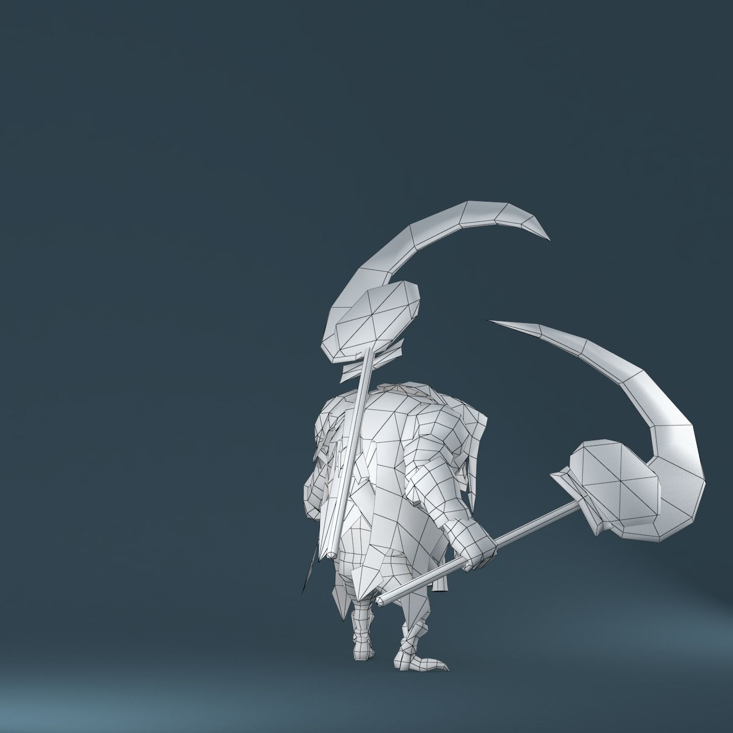 Gobling Ripper Low-poly 3D model_11